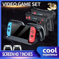 Console de jeu portable 3D rétro, lecteur de jeux vidéo, écran IPS de 7 pouces, console de jeux de poche, prend en charge l'émulateur PS1, console d'arcade
