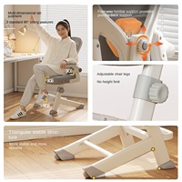 Chaise d'étude ergonomique Yazhi moderne et minimaliste en panneau de bois pour adolescents, idéale pour les élèves du collège et du lycée