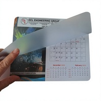 Kalender Bisnis Promosi Iklan Murah Modern Desain Halaman Putar dengan Permukaan PVC Transparan yang Dapat Disesuaikan dan Alas EVA Keras