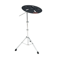 Pad électronique double zone noir 18 pouces UNLOCK E-Cymbal Crash/Ride avec fonction Choke pour batterie électronique Roland/ATV/EFNOTE |   Caoutchouc de surface en silicone