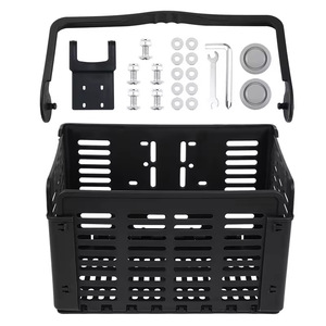 PUSAI Bicycle Accessories Plastic Detachable <strong>Basket</strong> <strong>Front</strong> <strong>Bike</strong> <strong>Basket</strong> with Handles <strong>for</strong> Fixie <strong>Bike</strong> - Product Image 3