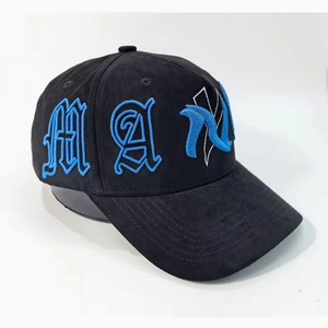 Gorras <span class=keywords><strong>de</strong></span> Béisbol Deportivas Unisex Personalizadas al por Mayor, <span class=keywords><strong>de</strong></span> 5 Paneles, con Tela <span class=keywords><strong>de</strong></span> Pana, Logotipo Bordado en 3D, Hebilla Ajustable <span class=keywords><strong>de</strong></span> Cobre Dorado - Product Image 4