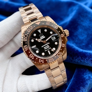 Montre mécanique automatique de luxe personnalisée avec <span class=keywords><strong>lunette</strong></span> en céramique de 40 mm, mouvement 3285, étanche à 100 m, remontage automatique, montre de plongée pour homme - Product Image 3