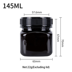 Bán Buôn Tùy Biến Trong Suốt/Trắng/Đen 145/180/215/360/720 Kín Nhựa <span class=keywords><strong>Jar</strong></span> Cho Thực Phẩm Cấp Mật Ong - Product Image 3