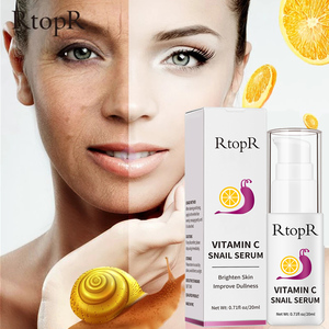 เซรั่มบำรุงผิวหน้า <span class=keywords><strong>RtopR</strong></span> 20 มล. วิตามินซี สูตรหอยทาก ช่วยเติมความชุ่มชื้น กระชับผิว ลดเลือนจุดด่างดำ ฟื้นฟูผิวหมองคล้ำ บำรุงผิวหน้า OEM - Product Image 1