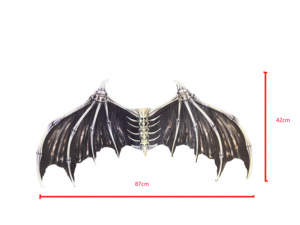 <span class=keywords><strong>Disfraz</strong></span> <span class=keywords><strong>Dragon</strong></span> Wings Crest Set Venta al por mayor Mascarada Carnaval Fiesta Capa - Product Image 4
