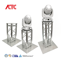 Tour de truss d'éclairage DJ portable et pliable en alliage d'aluminium avec conception modulaire pour événements intérieurs et mariages