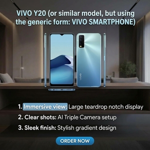 ขายส่ง Vivo Y20s ของแท้ หน้าจอ HD+ 6.51 นิ้ว 8GB+128GB แบตเตอรี่ 5000mAh ชาร์จเร็ว 18W รองรับ 4G ปลดล็อคแล้ว สมาร์ทโฟน Android - Product Image 3