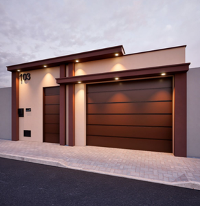 Puerta de Garaje <span class=keywords><strong>Exterior</strong></span> Corredera Comercial Prima, Puerta Seccional de Acero, Puerta Elevadora Superior, Puerta de Garaje Industrial - Product Image 2