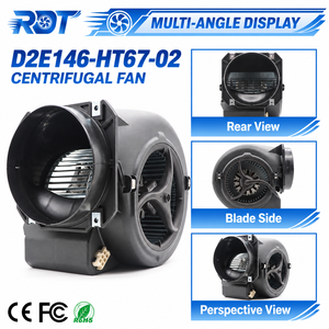 Industrial Radial Blower 355W <strong>970m</strong>&sup3;/h Cabinet Cooling High Airflow D2E146-HT67-02 Equipment Ventilation Spare Power Electronics - Product Image 6