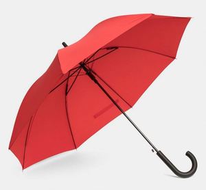 Parapluie semi-automatique de voyage, design européen, à manche droit ou courbé, avec baleines en fibre de verre, pour le soleil et la pluie, vente en gros - Product Image 1