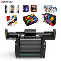 Impresora UV de Alta Velocidad 9060 de Cama Plana con Tinta de Secado Rápido y Precisión A1, Nueva, para Vidrio, Metal, Acrílico, PVC, Flex, Etiquetas para Huevos