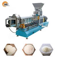 Machine d'extrusion de riz instantané nutritif, système de fabrication de riz instantané, usine de production de riz fortifié