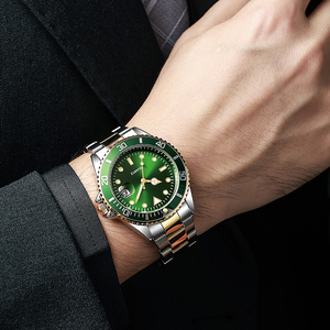 Reloj de pulsera de cuarzo resistente al agua con calendario luminoso de lujo a la moda para hombres Reloj de pulsera al por mayor Reloj Homme - Product Image 5