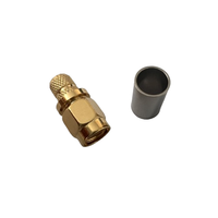 Connecteur SMA-C-J4 en gros, connecteur RF en cuivre mâle SMA pour câble RG59