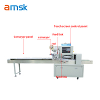 ZY-250 automatique machine d'emballage d'oreiller bonbons lune gâteau chocolat Biscuit boîte sac Flowpack étanchéité emballage machine d'emballage