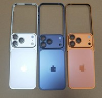 Nouvelle coque de téléphone antichoc en alliage d'aluminium avec panneau arrière transformable instantanément en 17 Pro Max pour iPhone 18 17 16 15 Pro Max