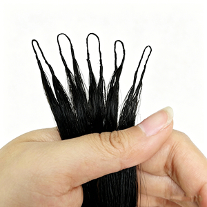 Extensiones de Cabello Humano Virgen Brasileño para Crochet, Pre-Enlazadas, Ondas Profundas, Nudo Milagroso, Sin Procesar - Product Image 6