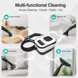 Nuevo Diseño de Limpiador a Vapor Eléctrico Portátil de 2500W, Limpieza Doméstica de Alta Potencia 6 en 1, Esterilización a Alta Temperatura - Product Image 6