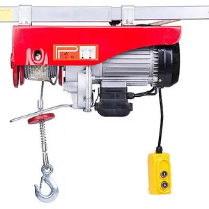 220V 200kg/100kg mini điện pa200 Wire Rope hoist xách tay nâng công cụ