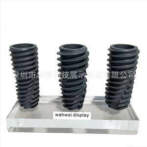 Wahwai Display 10x Dental Implant <b>Stand</b> Transparent Acrylic Base Customizable for Dental Exhibition - Product Image 5