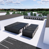 Maison conteneur préfabriquée de 40 pieds facile à assembler maison préfabriquée en paquet plat avec dessin pour le Nigeria Afrique du Sud