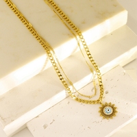 Collar de Diseño Sencillo y Versátil, Estilo Urbano Moderno, Gargantilla de Doble Capa, Colgante Vintage de Corazón Negro y Durazno, Joyería para el Día de la Madre