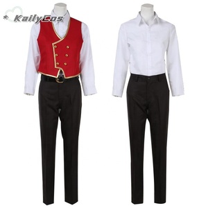 Riddle Rosehearts Cosplay anime Twisted-Wonderland Riddle Rosehearts Cosplay Costume Vêtements Perruque Halloween Costumes pour hommes - Product Image 3