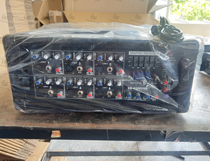 Consola de placa de sonido mezcladora de audio profesional-Interfaz de sistema de escritorio 4, 6, 8 canales con USB con negro - Product Image 5