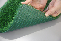 Gazon artificiel pour football, putting green, aménagement paysager, tapis synthétique multi-usages à haute densité pour intérieur, jardin et extérieur, résistant au feu