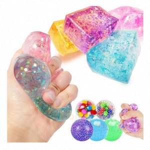 2025 New Design Trendy Watermelon Color Changing Squishy Football Kids Anxiety Relief Sensory Toy Slow Rise Squishy <b>Ball</b> - Product Image 1