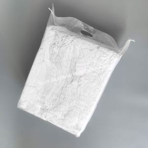 Trapos de Limpieza Industriales de Algodón Blanco Reciclado, Cortados en Tiras, para Limpieza - Product Image 1