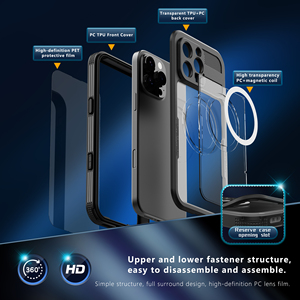 Funda impermeable <span class=keywords><strong>Ares</strong></span> IP68 <span class=keywords><strong>para</strong></span> iPhone 16 Pro Max, funda <span class=keywords><strong>para</strong></span> teléfono móvil, todo incluido, funda protectora magnética a prueba de polvo <span class=keywords><strong>para</strong></span> exteriores - Product Image 6