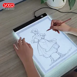 Lavagna per fotocopie con tracciamento regolabile a caldo Ultra sottile LED Drawing Light Box Pad A3 A4 A5 Tracing LED Copy Board