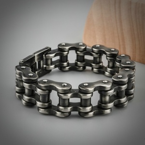 Pulsera de Cadena de Bicicleta para Hombre, Estilo Punk, Hipoalergénica, Antideslustre, Joyería de Moda Personalizada al por Mayor - Product Image 2