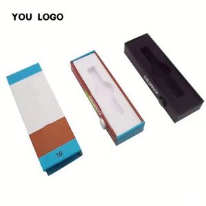 Slide Drawer Box Custom Logo 1ml Packaging for Child Resistant Cardboard Box With <b>Clear</b> Plastic Window - Product Image 4