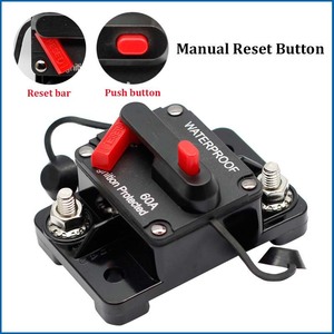 Disjoncteur audio de siège auto sécurisé avec protection de borne, interrupteur de récupération manuelle pour <span class=keywords><strong>voiture</strong></span> 30-300ACB5 - Product Image 1
