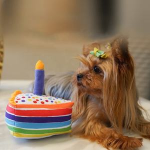 เชือกตุ๊กตายัดนุ่นสำหรับงานเลี้ยงวันเกิด<span class=keywords><strong>เค้ก</strong></span>วันเกิดของเล่นให้สุนัขกัดเล่นด้วยเทียน - Product Image 6