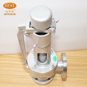 Van nồi hơi giảm áp suất hơi nước AK814-B loạt thép không gỉ SS mùa xuân nạp nhiệt độ cao van an toàn - Product Image 5