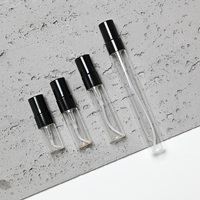 Échantillons gratuits Bouteille unique d'atomiseur de parfum de voyage rechargeable de 2ml 3ml 5ml 10ml à remplissage facile