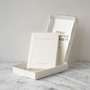 Cuaderno Planificador de Tapa Dura con Encuadernación Térmica de Cuero PU Blanco A5 Personalizado, Juego de Regalo para Niñas, Papelería en Oferta - Product Image 1