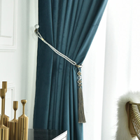 Rideaux occultants en velours personnalisés DaiRui pour salon, rideaux isolants thermiques pour fenêtres de projet, draperies pour la maison