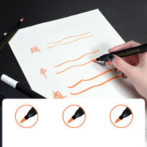 Materiale da disegno <span class=keywords><strong>pennarelli</strong></span> per artisti in plastica morbida da te impilabile Set di pennelli colorati per pittura per bambini - Product Image 2