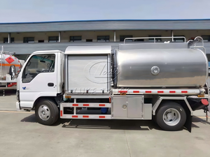 รถบรรทุกน้ำมันยอดนิยม ขนาด 4000L-10000L รถบรรทุกน้ำมันอีซูซุ ถังเก็บ LPG สำหรับเติมน้ำมันในสถานที่ก่อสร้าง - Product Image 6