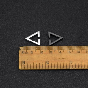 2026 Hot Selling Popular Simple Niche Design Triangle Ear Clip Unisex's Stainless Steel <b>Earrings</b> Trendy Jewelry Wholesale - Product Image 5