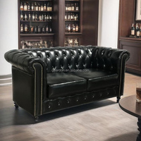 Chaises de bar lounge à cigares vintage personnalisées Offre Spéciale canapé Chesterfield en cuir pour les usines de meubles