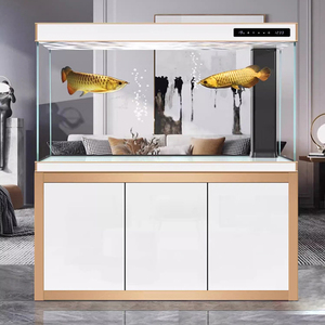 Visaquarium, een groot ecologisch geïntegreerd <span class=keywords><strong>aquarium</strong></span> voor siervissen met ultrahelder glas voor de woonkamer. Bestel met één klik. - Product Image 4