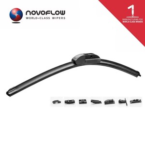 Spazzole Tergicristallo NOVOFLOW Universali Multifunzionali Piatte Accessori Esterni per Auto Ricambio - Product Image 2