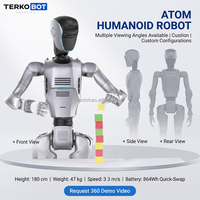 TERKOBOT ATOM Max, Robot Humanoide de Doble Brazo con Capacidad de Carga Total de 7 kg, Manejo de Precisión, Ensamblaje Automotriz