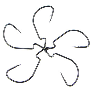 Hameçon Texas Rig à tête de jig en fil fin et large, pour leurres souples, pour la pêche au bar, à la truite, à la carpe, au poisson-chat, la pêche en mer et en bateau - Product Image 3
